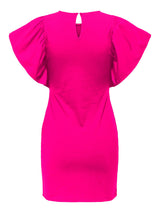 ONLSOFFY S/S MIX DRESS JRS 15320337 - Pink Glo / L- - ABITO