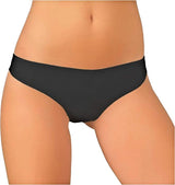 TAGLIO LASER IN COTONE ART.8000 - 1 / NERO - SLIP DONNA