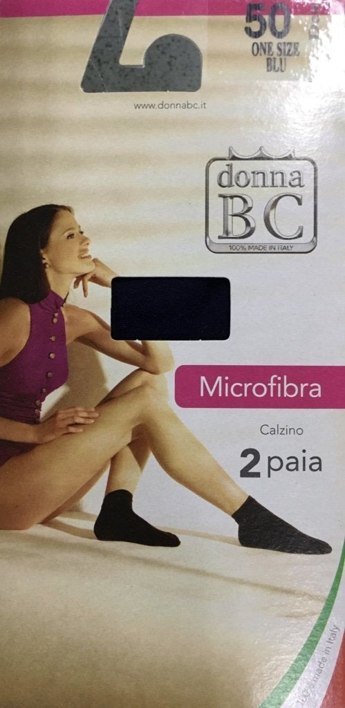 2 Paia di calzini in microfibra art. MICRO50 - CALZA DONNA