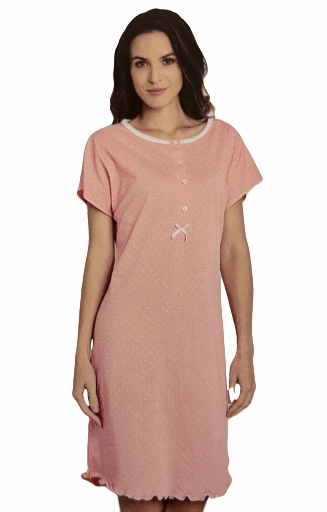 Camicia Da Notte Mezza Manica In Cotone E Modal Q-bo - Foto 5