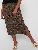 CARNORI CALF SKIRT AOP 15227857 - GONNA DONNA