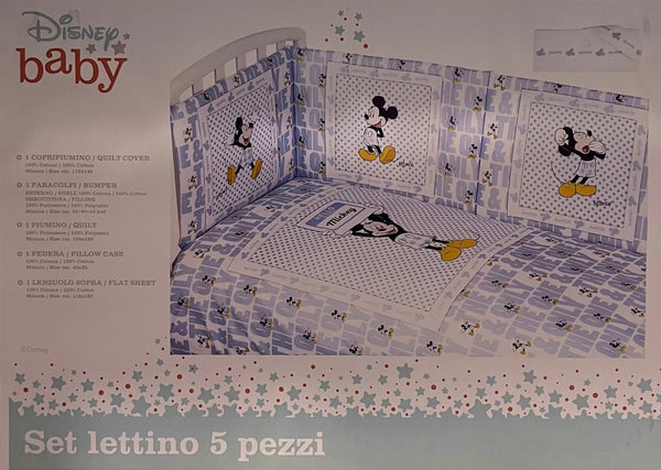 Set 5 Pezzi Piumone Disney Art.CL 0228 WD /1513 - Cielo / 