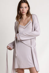 Camicia da notte In Tessuto Sathen  art. 61496