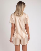 PIJAMA ABIERTO LUXE STRIPES A 63091-0