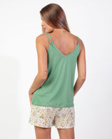 DONNA PIGIAMA CORTO ESTATE GARDEN TIME A 64052-0