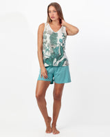 ADMAS PIGIAMA DONNA CORTO  GARDEN F 64056-0