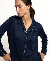 PIJAMA ABIERTO LUXURY PEARL A 64594-0