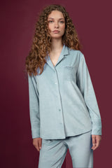 PIJAMA ABIERTO LUXURY GUIPURE A 64622-0