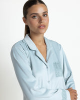 PIJAMA ABIERTO LUXURY GUIPURE A 64622-0