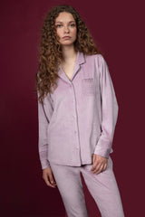 PIJAMA ABIERTO LUXURY GUIPURE A 64622-0