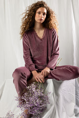 PIJAMA TERCIOPELO PANA NIGHT GARDEN D 64633-0
