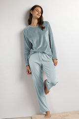 PIJAMA PURPLE STRIPES A 64687-0