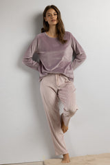 PIJAMA PURPLE STRIPES A 64687-0