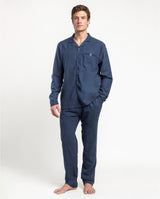 Pigiama Uomo a Giacca in Flanella DENIM 64838-0