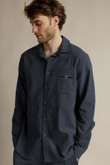Pigiama Uomo a Giacca in Flanella DENIM 64838-0