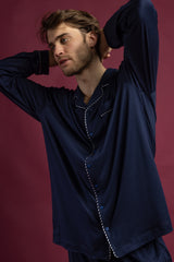 PIJAMA ABIERTO HOMBRE LUXURY PEARL A 64840-0
