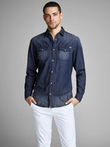 Jack & Jones Camicia Jeans Uomo 12138115