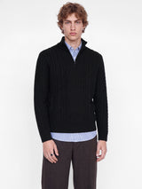 JPRBLUCALLUM CABLE KNIT HALF ZIP 12299947
