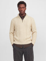 JPRBLUCALLUM CABLE KNIT HALF ZIP 12299947