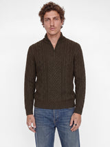 JPRBLUCALLUM CABLE KNIT HALF ZIP 12299947