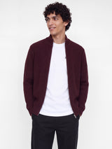 JREBLOGAN KNIT FULL ZIP HIGH NECK 12306230