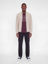JREBLOGAN KNIT FULL ZIP HIGH NECK 12306230