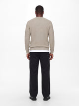 JPRBLUSTANLEY KNIT CREW NECK CH PLS 12307343