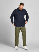 JJJOE SHIRT LS PLAIN NOOS 12200623