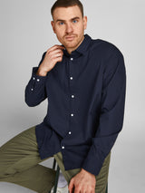JJJOE SHIRT LS PLAIN NOOS 12200623