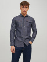 Jack & Jones Camicia Jeans Uomo 12138115