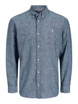 JPRBLUSUMMER LINEN BL SHIELD LS SHIRT LN 12293269