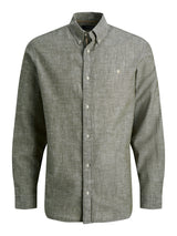 JPRBLUSUMMER LINEN BL SHIELD LS SHIRT LN 12293269