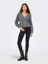 ONLDONNA LS BOW V-NECK CS KNT 15343634