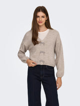 ONLDONNA LS BOW V-NECK CS KNT 15343634