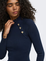 ONLMAISIE LS BUTTON HIGHNECK KNT 15378491
