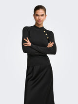 ONLMAISIE LS BUTTON HIGHNECK KNT 15378491