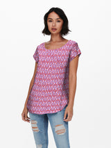ONLNOVA LIFE VIS S/S TOP WVN 15222174