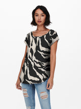 ONLNOVA LIFE VIS S/S TOP WVN 15222174