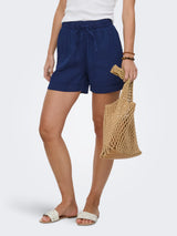 ONLLEONI SEERSUCKER PULL UP SHORTS WVN 15367288