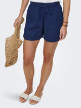 ONLLEONI SEERSUCKER PULL UP SHORTS WVN 15367288