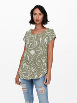 ONLNOVA LIFE VIS S/S TOP WVN 15222174