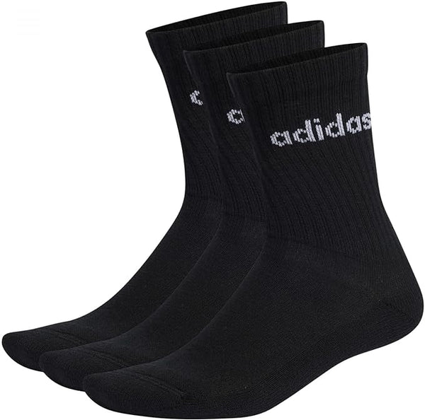adidas Linear Crew Cushioned 3 Pairs Calze Medie Unisex