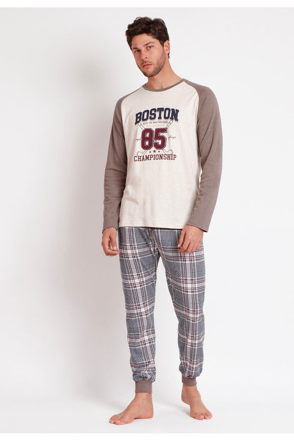 Admas Pigiama Uomo in Caldo Cotone 62753-0 - PIGIAMA UOMO