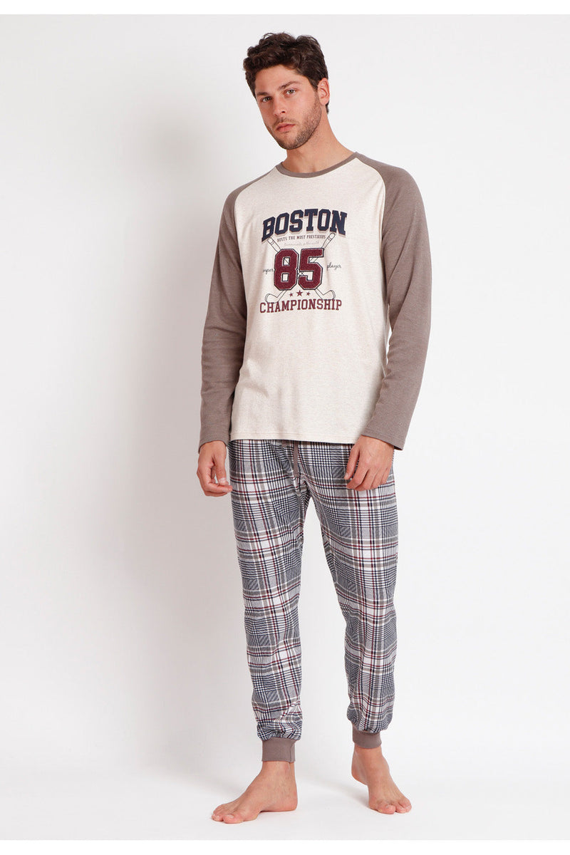 Admas Pigiama Uomo in Caldo Cotone 62753-0 - PIGIAMA UOMO