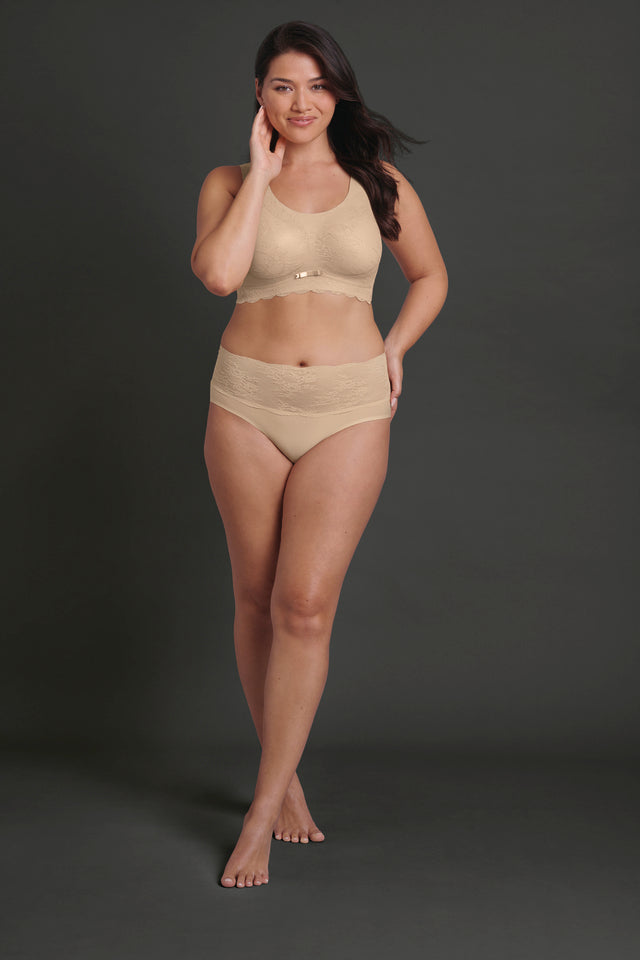 Anita - Essential Lace Donna Slip in vita Mutande con pizzo