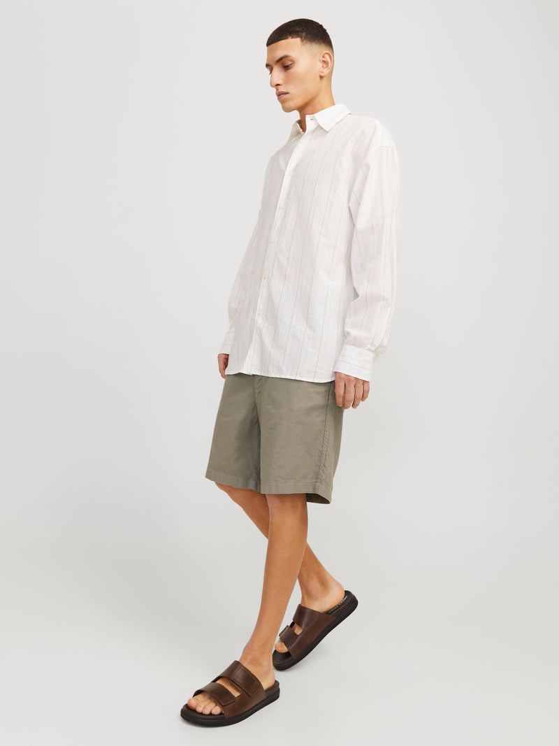 Bermuda in Cotone e Lino 12274968 - BERMUDA UOMO