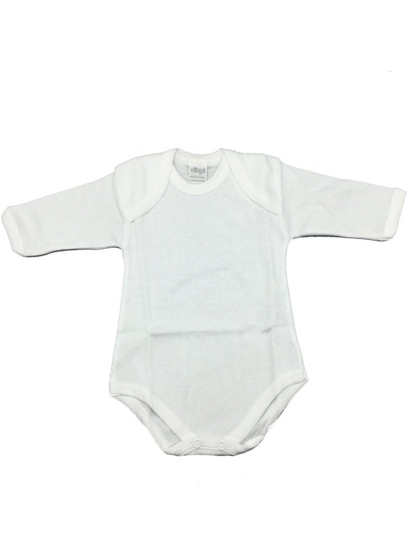 BODY 100% COTONE ART.AF807 - MESI / BIANCO - BODY 0-24 MESI