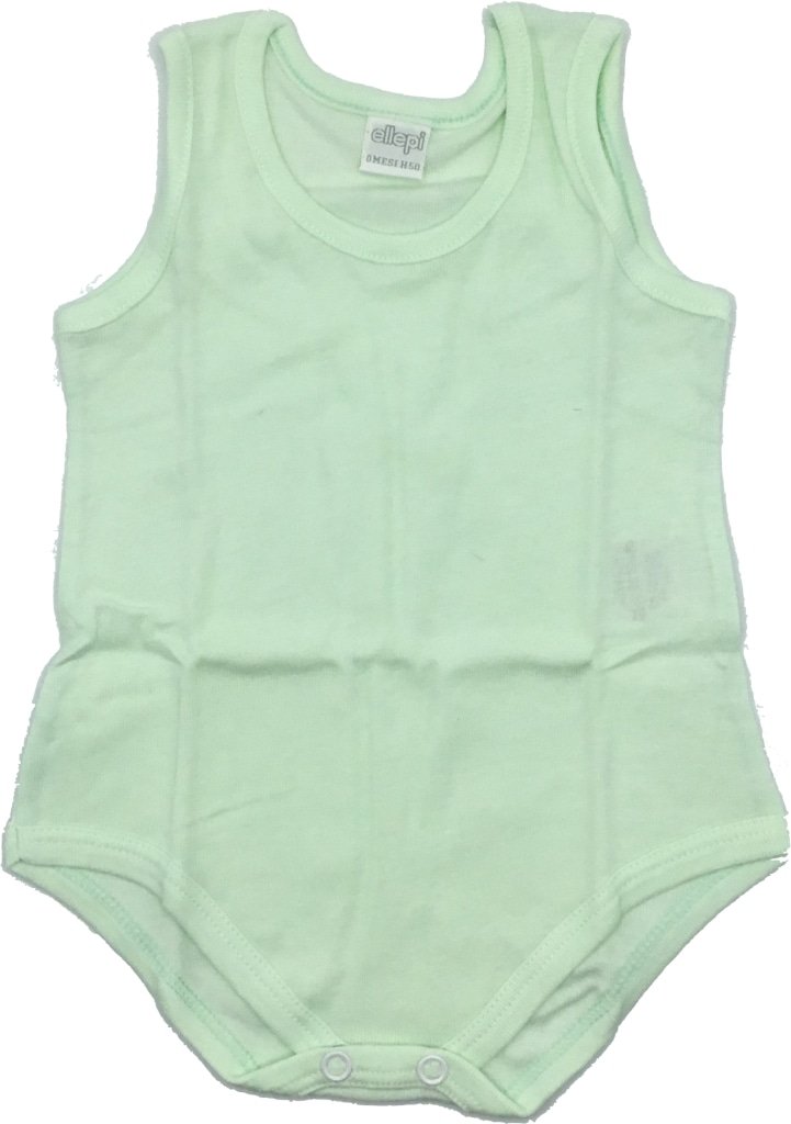 Body canotta 100 % cotone art.AF840 - MESI / VERDE - BODY 