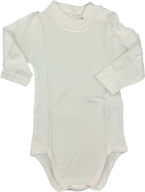 BODY LUPETTO COTONE GARZATO ART.AF2800 - MESI / BIANCO - 