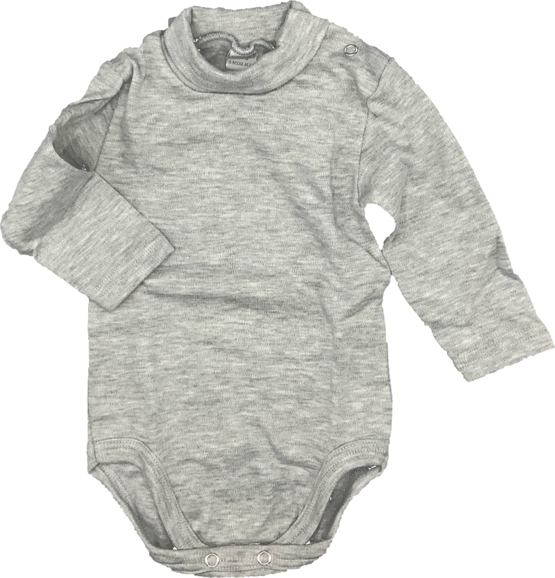 BODY LUPETTO COTONE GARZATO ART.AF2800 - MESI / GRIGIO - 